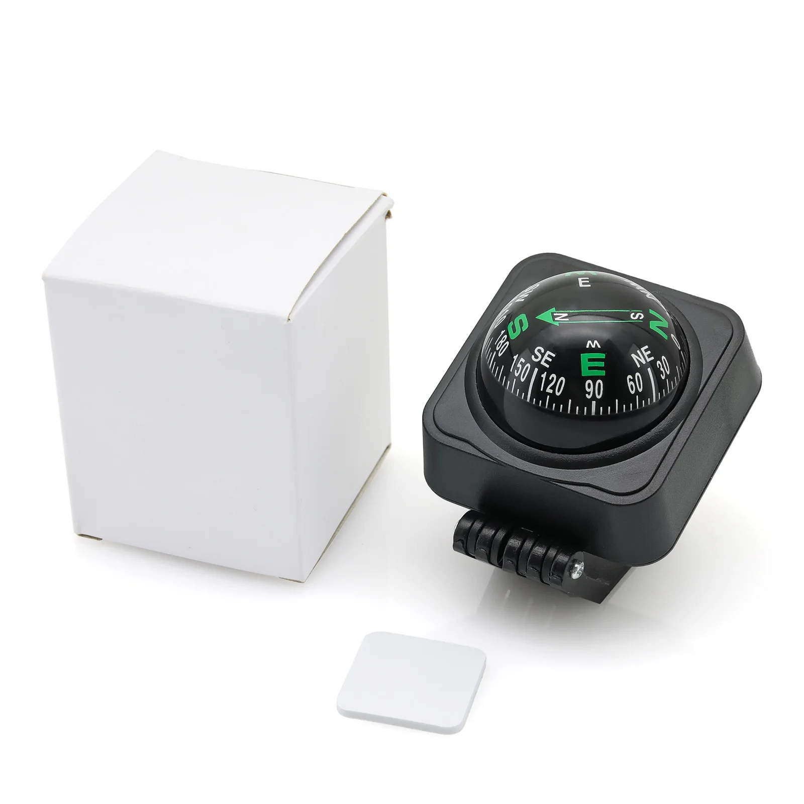 Outdoor Adjustable Navigation Dashboard Car Compass For Car Boat Cycling Hiking Direction Pointing Guide Ball Shaped Compass