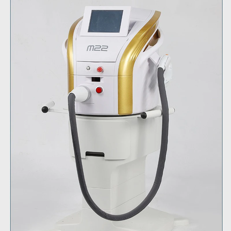 Dispositif de rajeunissement de la peau M22 pour blanchir, éliminer les taches, rétrécissement des pores, éclaircir et utilisation multifonctionnelle en salon de beauté