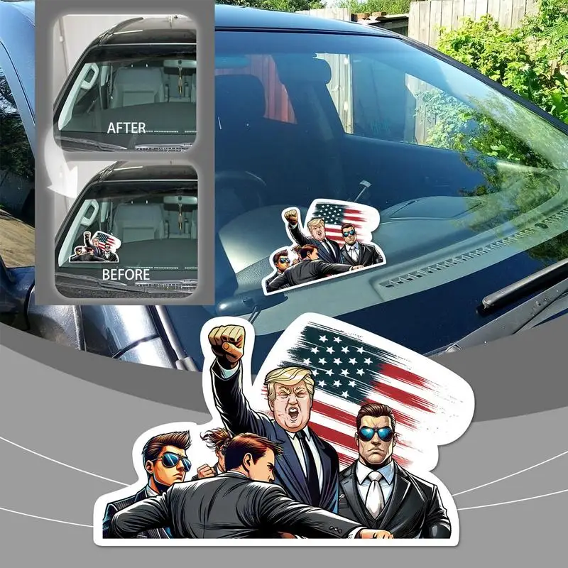 Funny Car Stickers Hilarious Car Decal Wall Sticker 10 PCS Car Bumper Window Decorations Water Bottle Clings Funny Cartoon