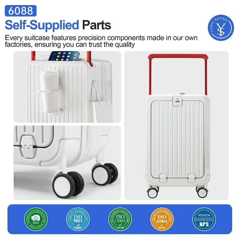 

Koffer Bagage с твердым корпусом, тележка для багажа, широкая ручка с зарядным устройством, большой вместительный прочный, хит продаж, дорожный чемодан