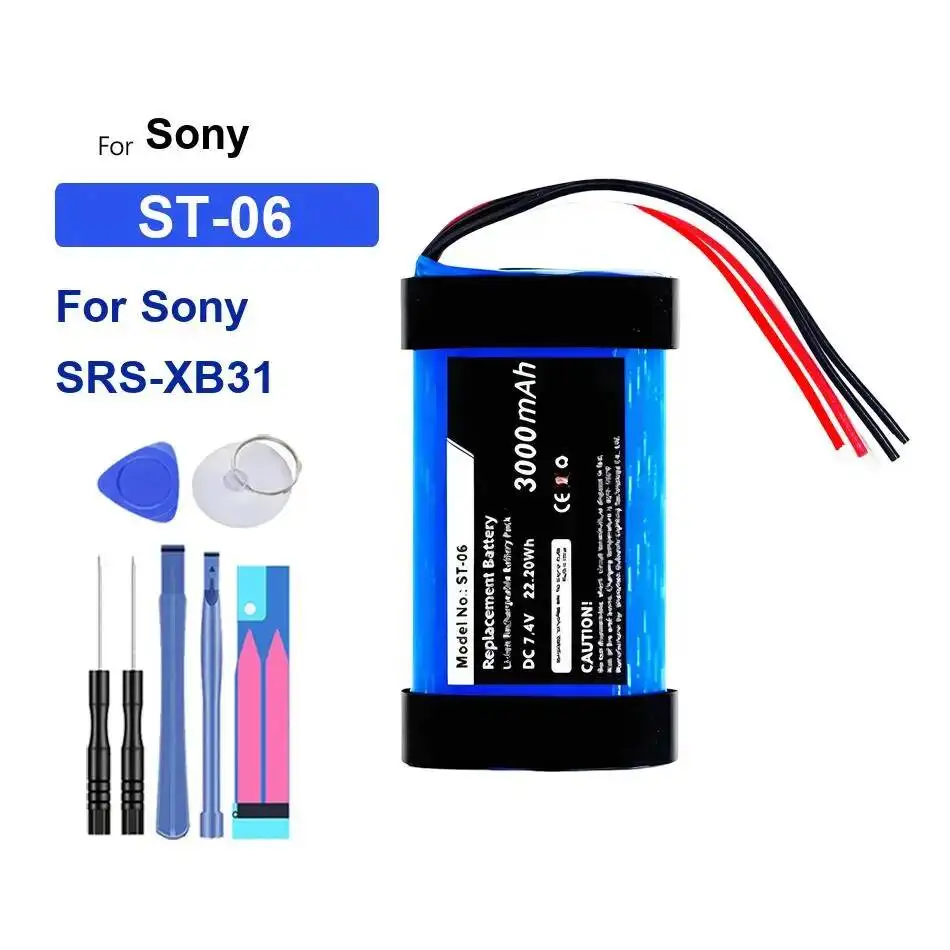 Para bateria estéreo Sony SRS-X1, 1350mAh, alta performância