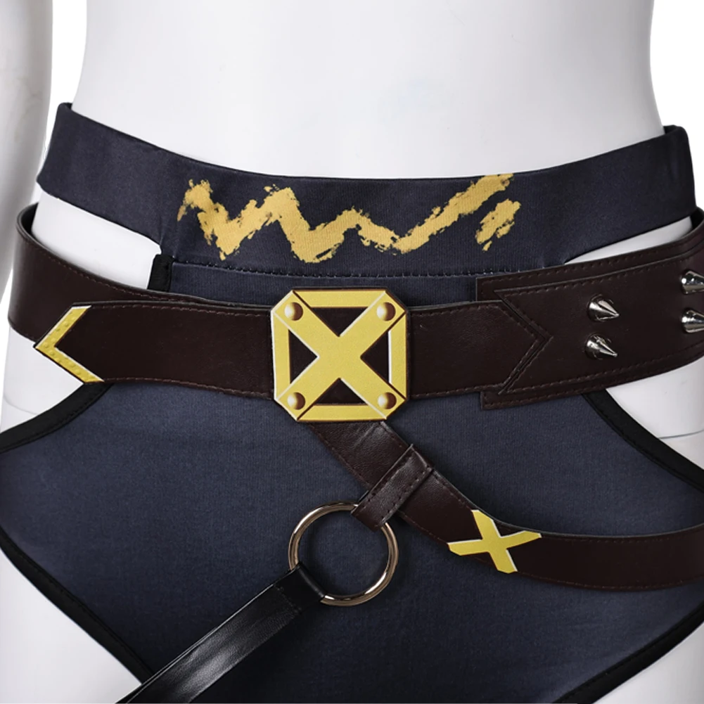 Jinx Sexy Lingerie Cosplay Arcane Game LoL Costume Women Role Play Clothing Bra Shorts Socks Hat Gloves Halloween Carnival Suit - view 5