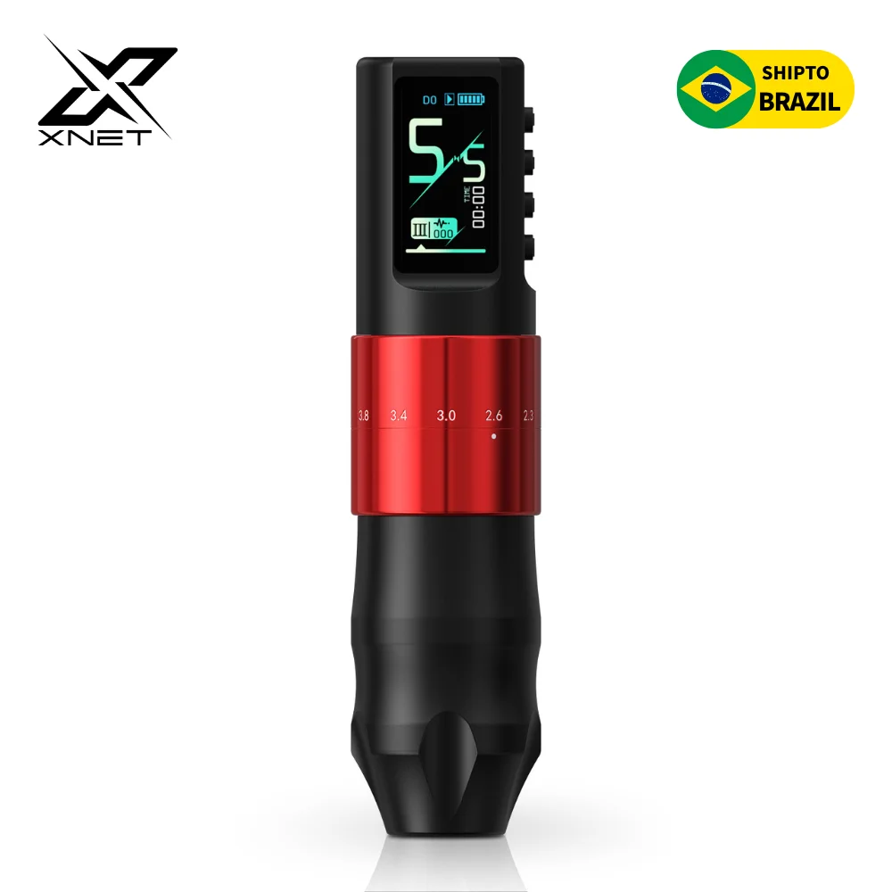 

XNET Nebula Wireless Tattoo Machine Custom Motor 1600mAh Battery 7 Adjustable Strokes Dot Tattoo Pen For Beginner For Tattoo Art