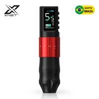 Máquina de tatuaje inalámbrica de nebulosa XNET, Motor personalizado, batería de 1600mAh, 7 golpes ajustables, bolígrafo de tatuaje de puntos para principiantes para arte de tatuaje