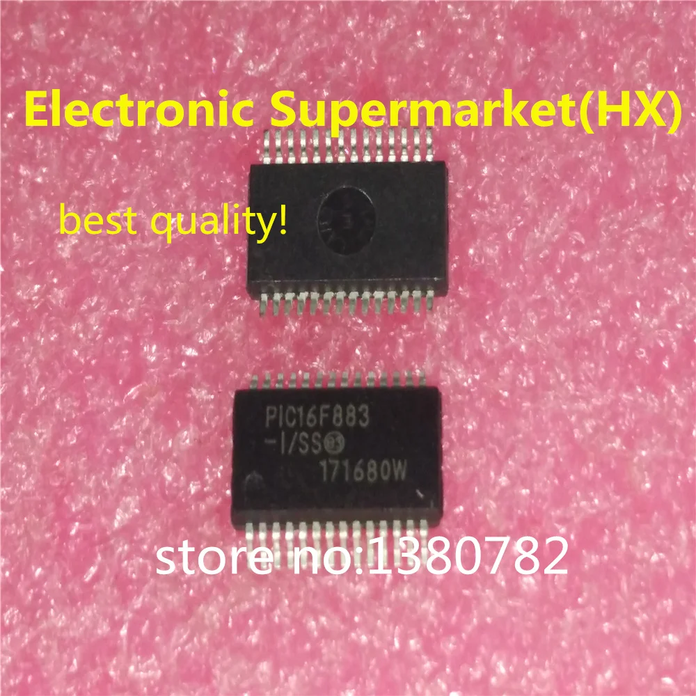 Free Shipping 10pcs-50pcs PIC16F883-I/SS PIC16F883 SSOP-28 New original  IC In stock!