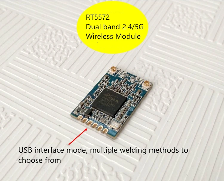 Rt5572 Dual Band 2.4/5g Wireless WiFi Module 5gwifi Module Monitoring WiFi Module USB Network Card