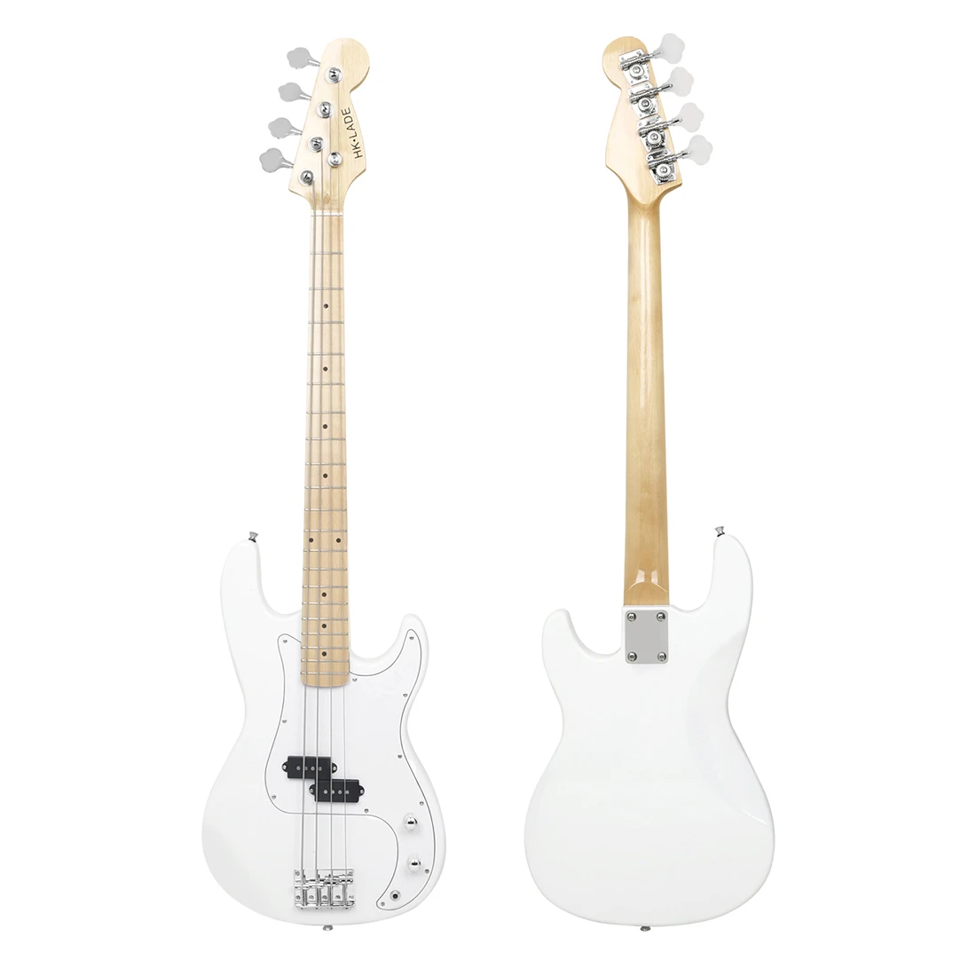 HK·LADE 4 Strings Bass Guitar 20 Frets Maple Body Neck Electric Bass Guitar Guitarra With Amp Bag Strap Tuner Guitar Accessories