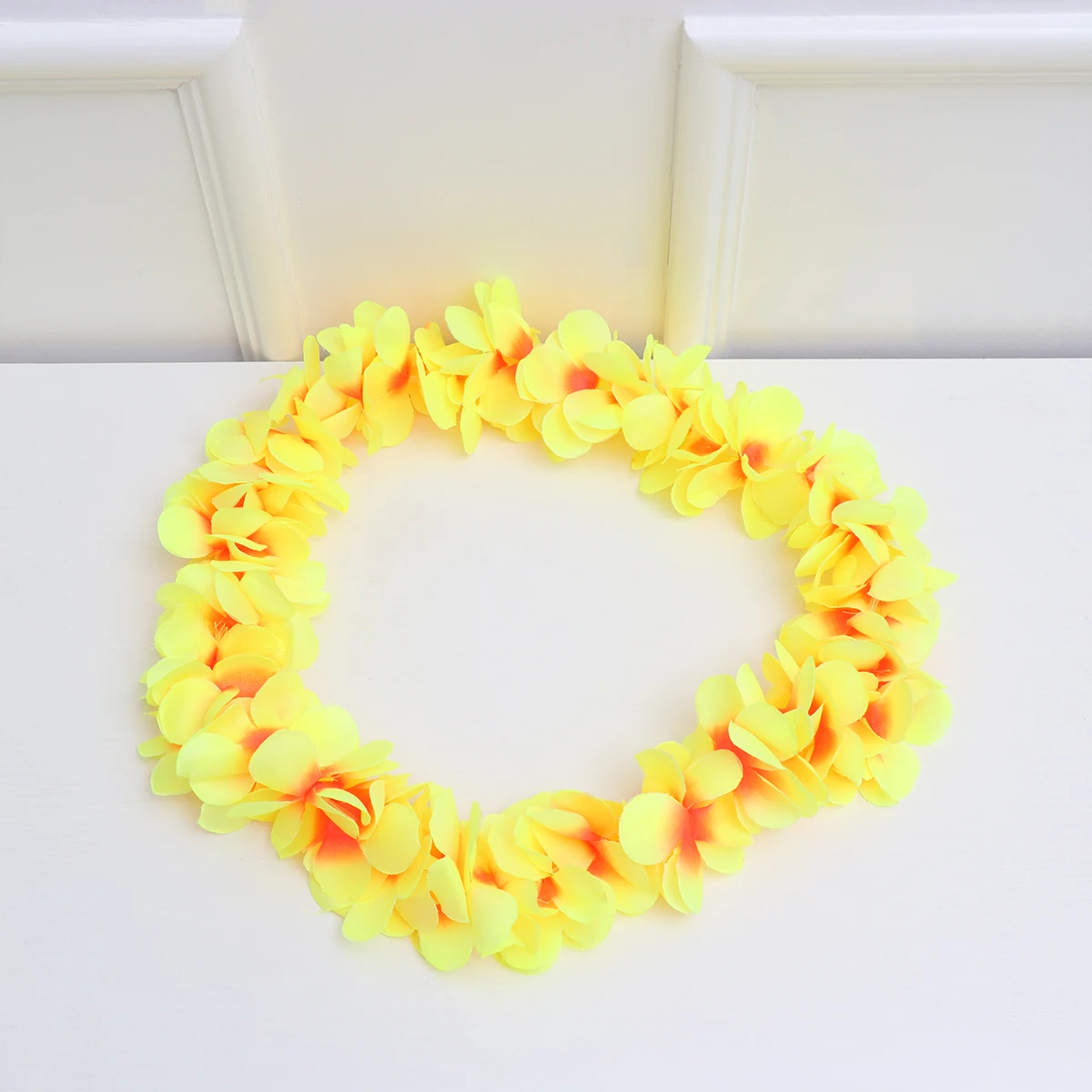 

Wreaths Simulated Hawaiian Necklace Decoration Yellow Beach Accessories Vacation