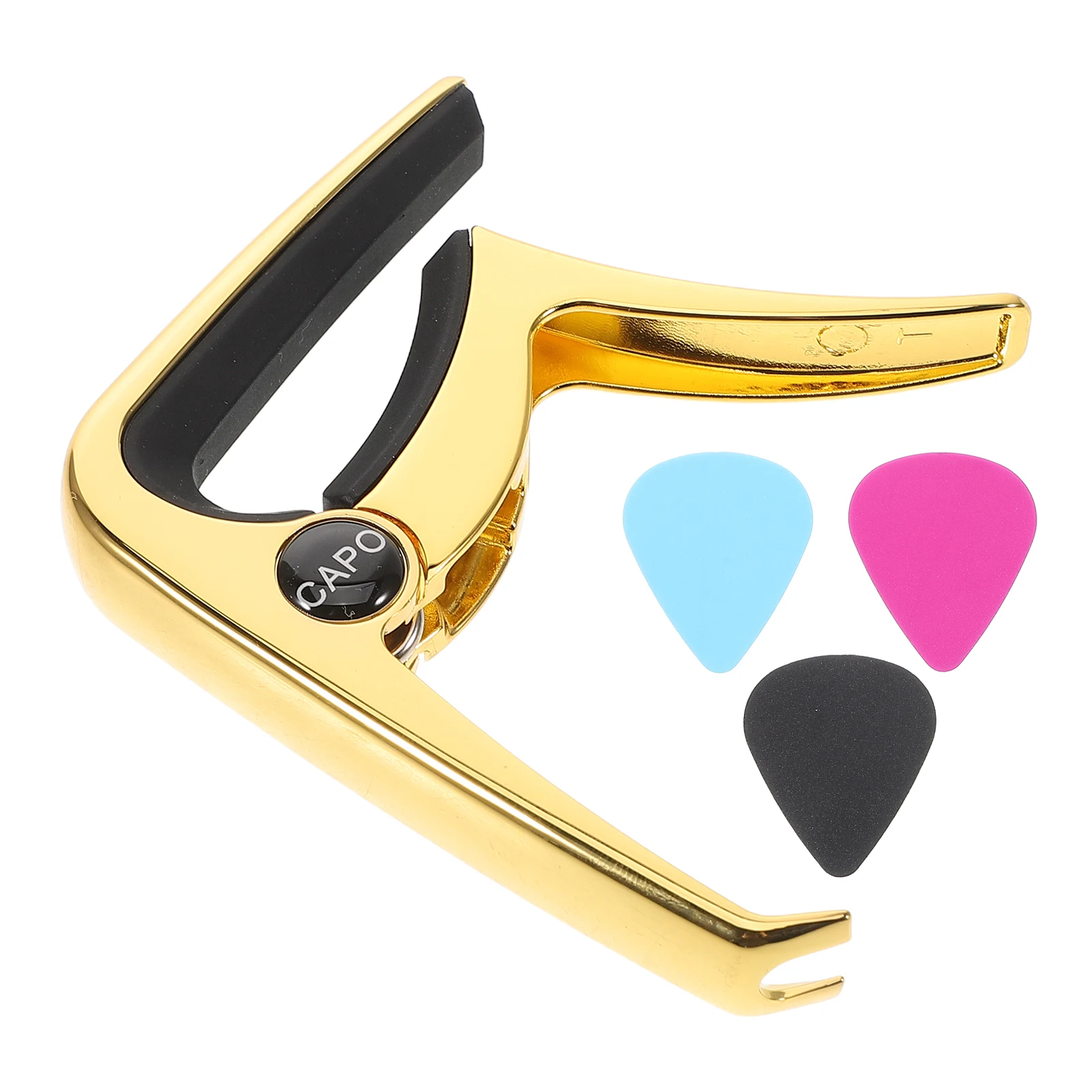 

Guitar Capo for Classical Zinc Alloy Acoustic Electric Tone Modified Clamp Pick Slot Multi use Heavy Duty Bass M Guitar