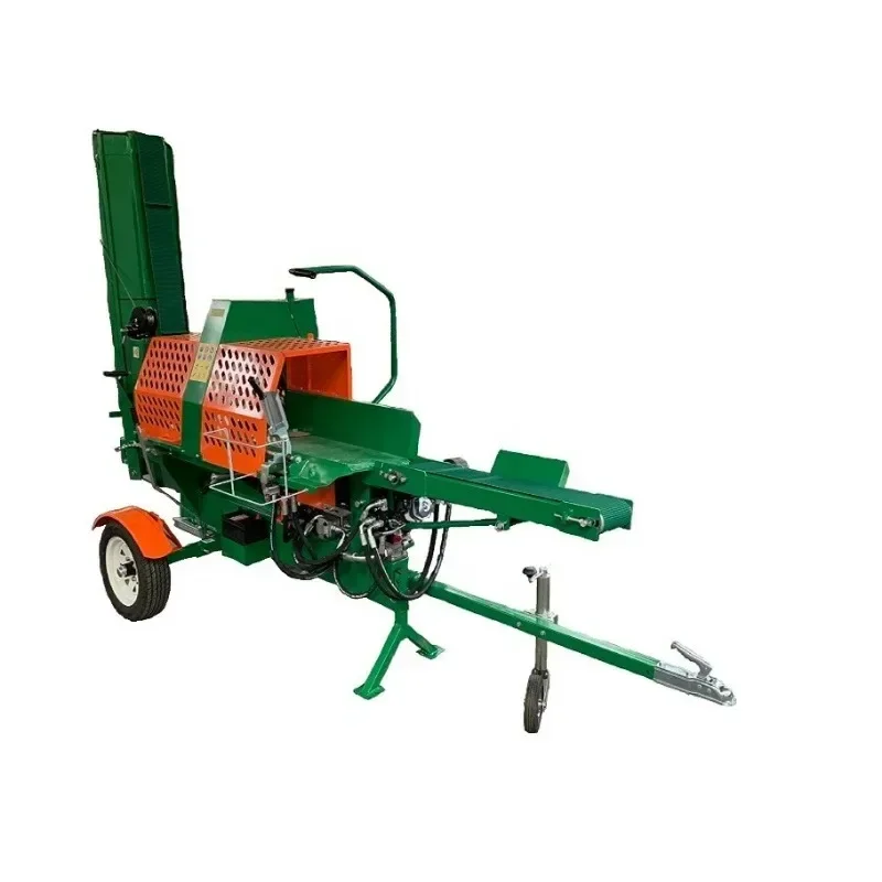 Wood Processor Hydraulic Log Splitter Gasoline Wood Splitting Machine