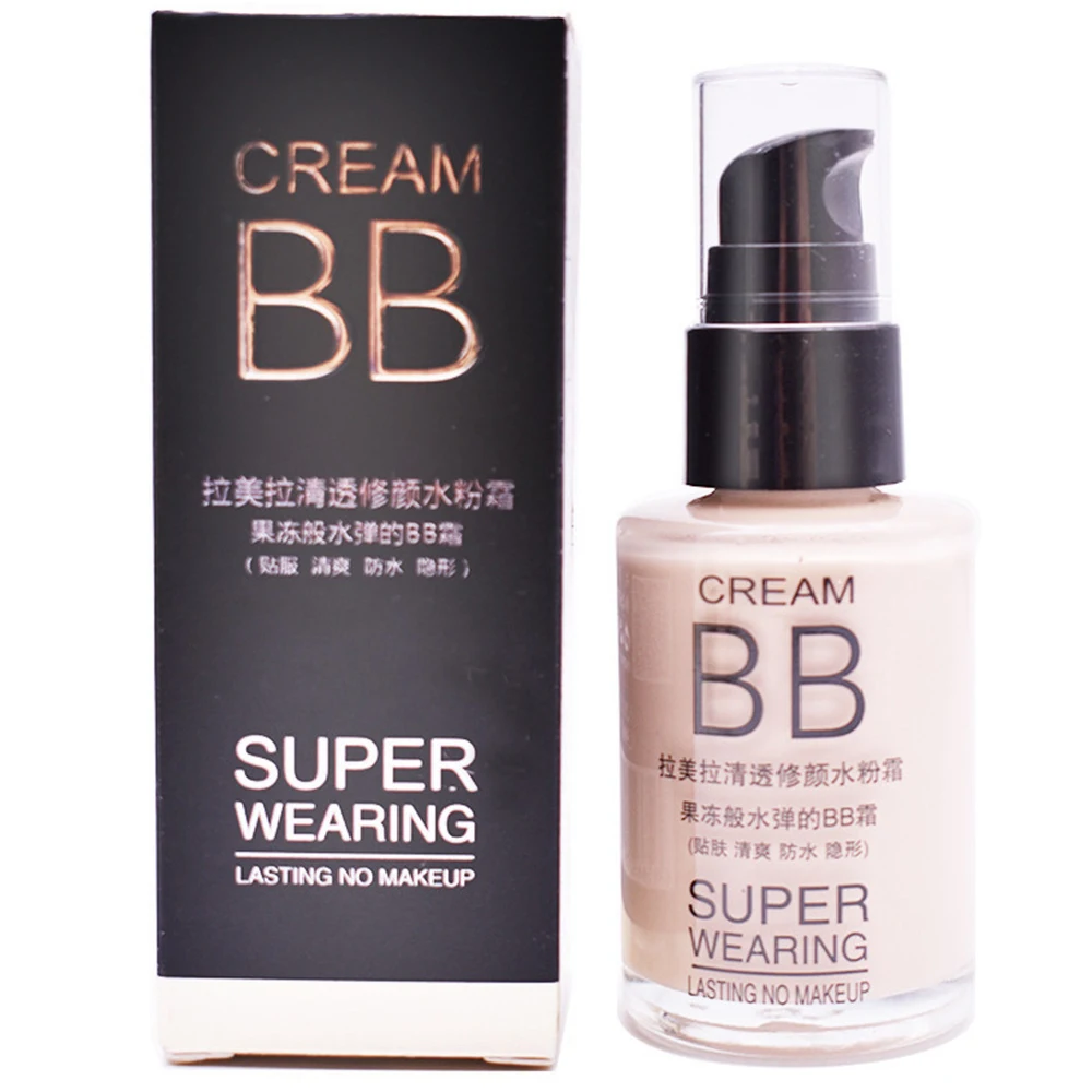 Pores Nourishing Liquid Foundation Water Proof Moisturizing Bb Cream Brighten Oil Control Natural Makeup Skin Care Products