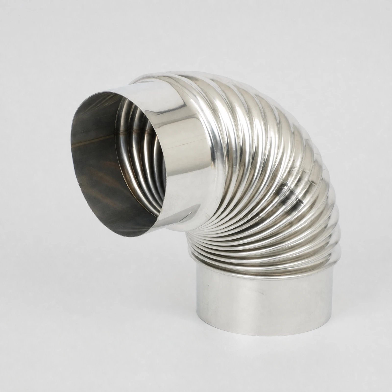 90-Degree Cooktop Flue Pipe Elbow Long-Lasting Stainless Steel Cooktop Elbow Fireproof Outdoor for Workshop Heaters, Cabins