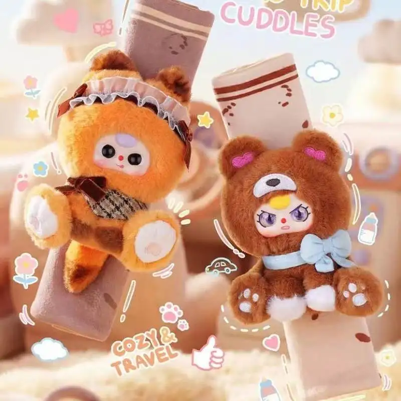 

Babythree Seat Belt Shoulder Pad Series Blind Box Cute Guardians On The Go Eye-Catching Car Interior Decoration Mystery Box Gift