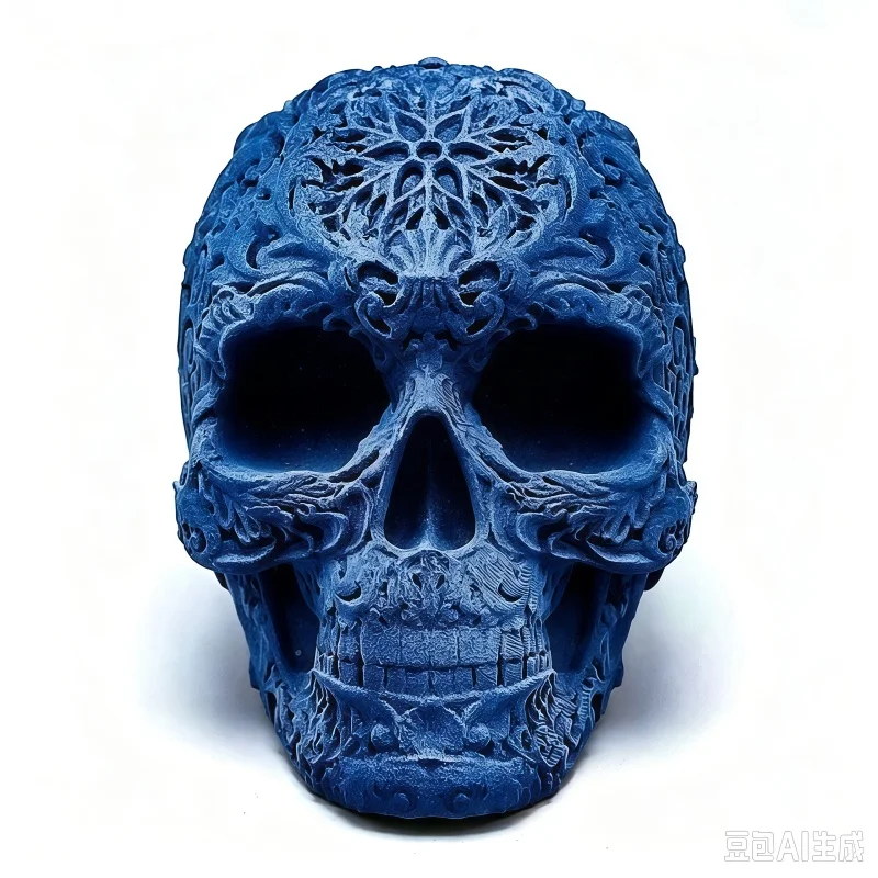 Pattern pattern skull silicone mold diy to make candle resin model, suitable for making kitchen fudge iced chocolate cake tools