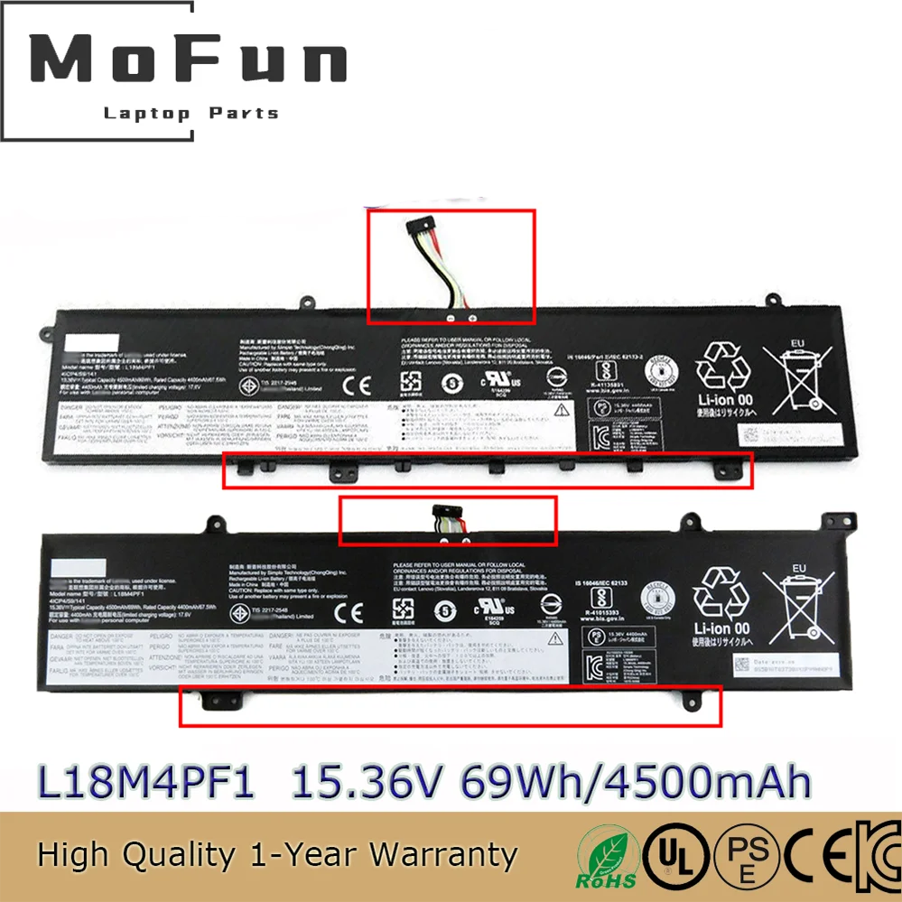 Genuine L18M4PF1 L18D4PF1 Battery for Lenovo IdeaPad S740-15IRH YOGA C940-15IRH