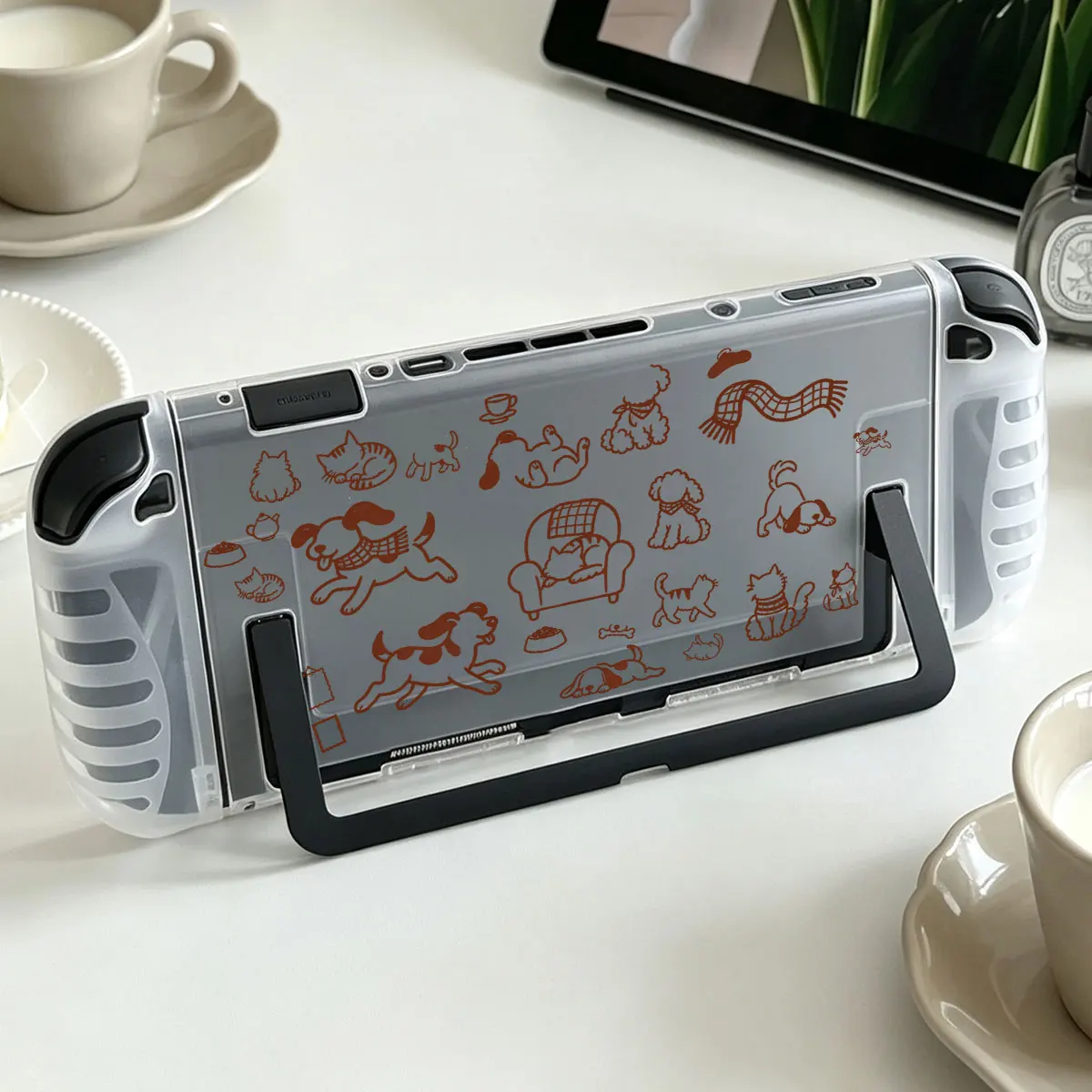Anti-Falling Hard Acrylic Protective Case Dockable Base for Nintendo Switch 2 NS2 Console Detachable Joy-Con Split-type Housing