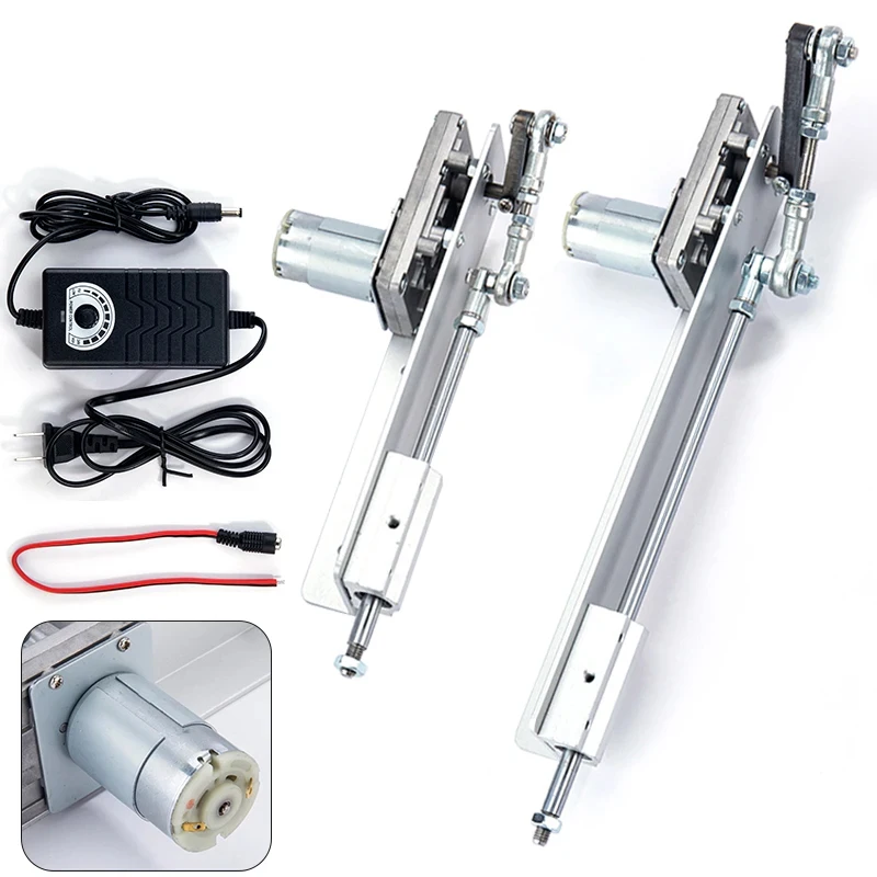 DC 12V/24V Telescopic Linear Actuator Cyclic Linear Adjustable Speed Linear Actuator Stroke Reciprocating Telescopic Motor