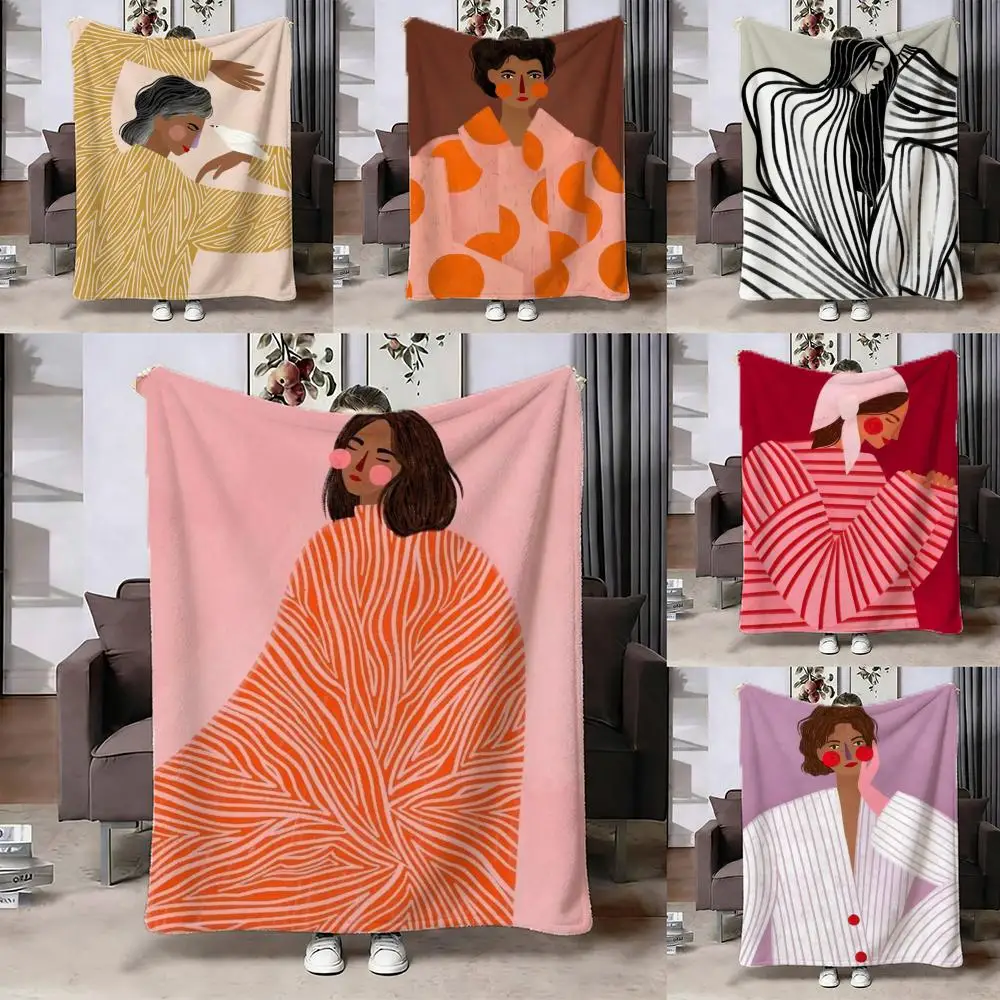 

Плед Sofia Lind Art Modern: уютный, легкий, приятный для кожи, теплый, для дивана, кровати, офиса, путешествий, на все сезоны