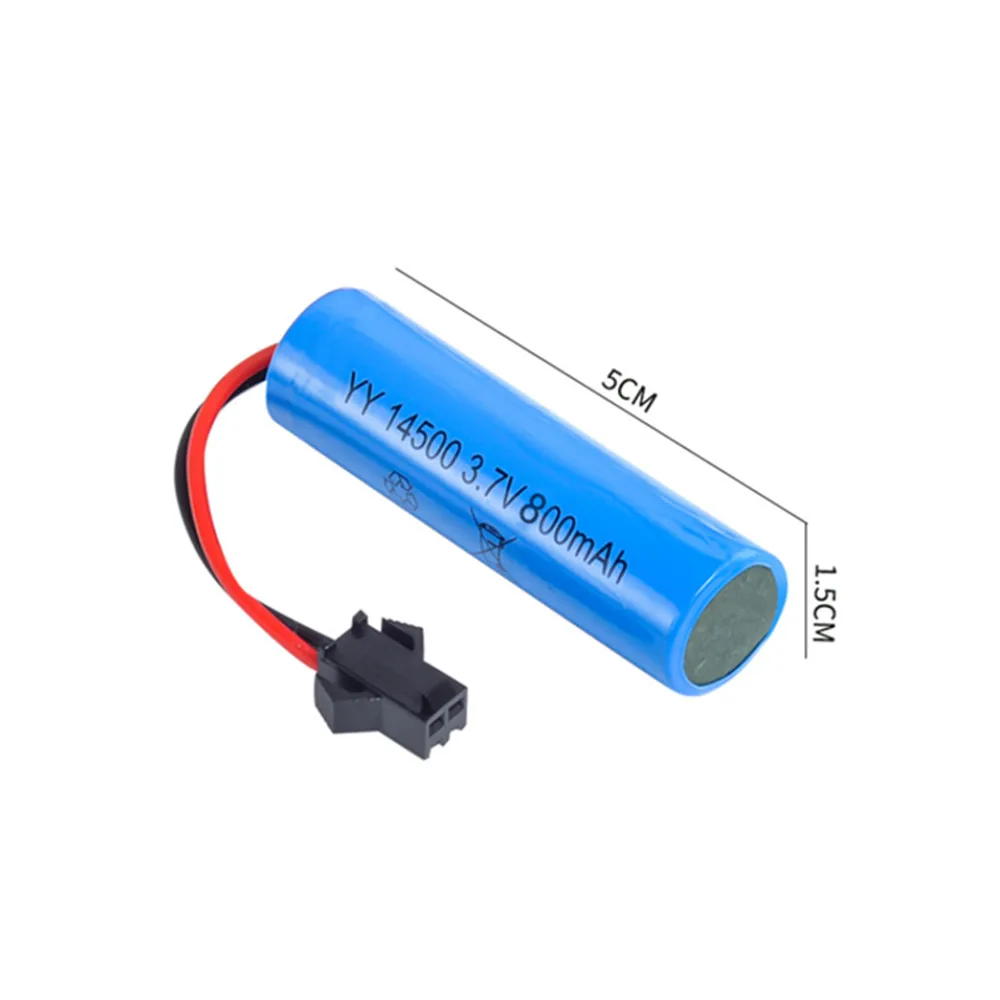 Y9 8WD RC Robot Dog Akku 3,7 V 800 mAh SM-2P Stecker / USB-Ladekabel / Verwendung für: 4D-Y9