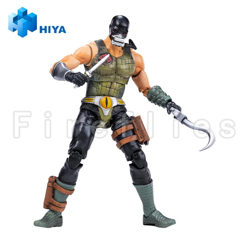 [Pre-Order]1/18 HIYA 4inch Action Figure Exquisite Mini Series G.I.Joe Croc Master＆Fiona Anime Model Toy Free Shipping