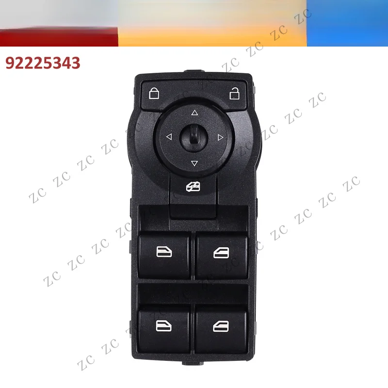 S+ 92225343 Master Power Window Switch for Holden Commodore VE W / Red Illumination 5