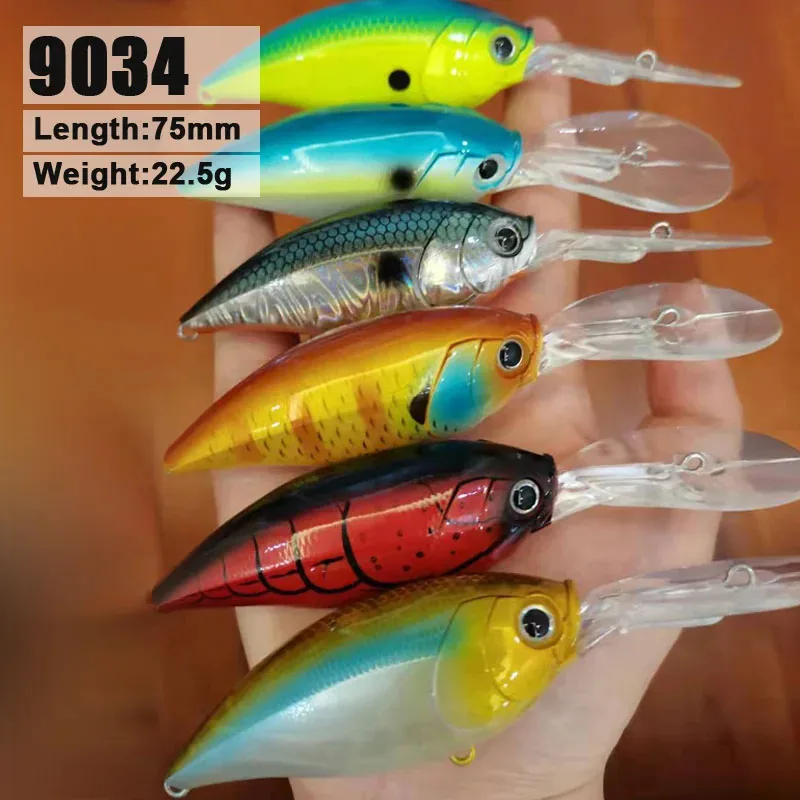 Señuelos Wobblers Flotantes para Lubina Agua Dulce - imagen 4