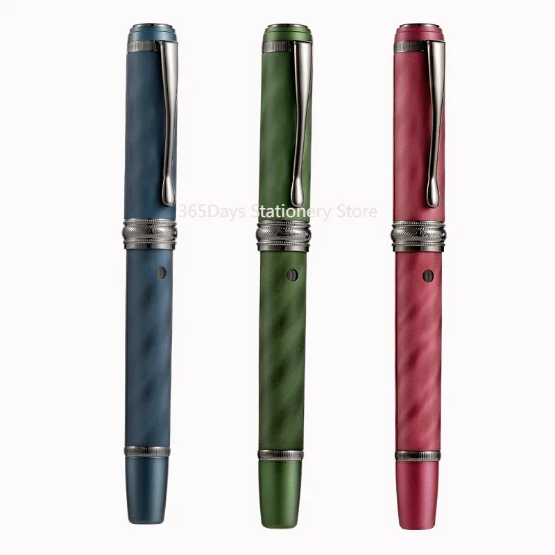 

Hongdian N10 Hollow Piston Metal Fountain Pen 8/42# Nib Rigid Natural Rubber Pen Tongue School Office Supplies Writing Gift