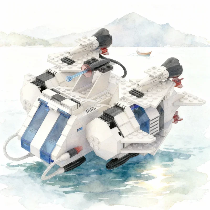 443pcs MOC Futuron Spaceship Space Model Building Blocks Construction Creative festival Gifts DIY Idea Toy Education Brick