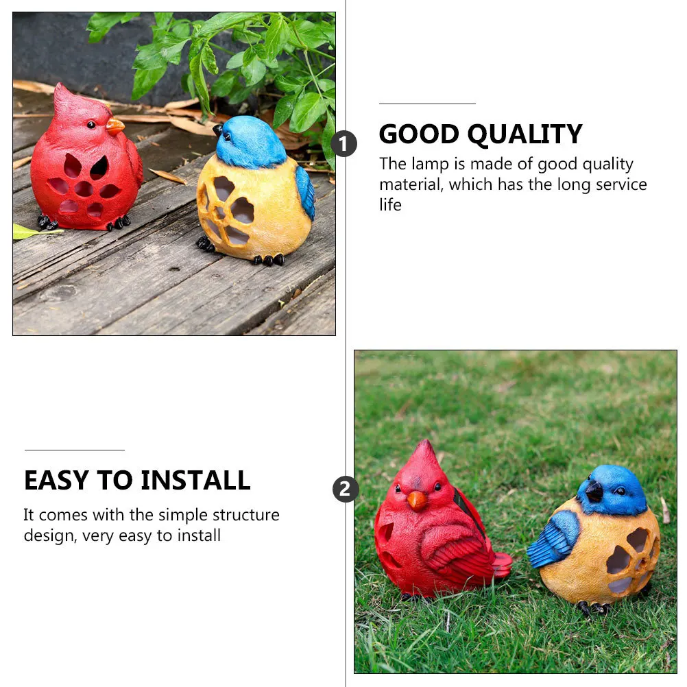 

1Pcs Solar Garden Bird Lamp Outdoor Lawn Light Creative Solar Lights Yard Decoration Warm Cozy Atmosphere Garden Light