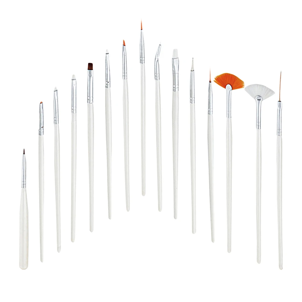 Juego de 30 Uds de pinceles de pintura para decoración de pasteles, mango ergonómico para Gel Uv, arte de uñas, artesanía de Fondant, herramienta de bricolaje, cepillo para uñas, pastel