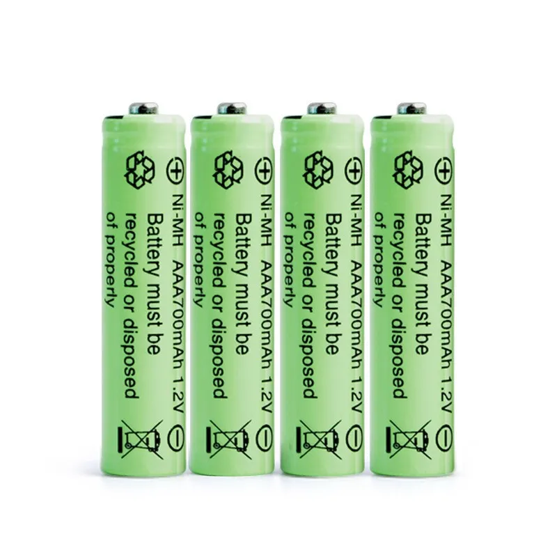 Akumulatory NiMH 1.2V AAA 700mAh do ładowania, do elektrycznych zdalnie sterowanych samochodów, zabawek RC, kalkulatorów, pilotów, wysoka jakość — zdjęcie produktu 5