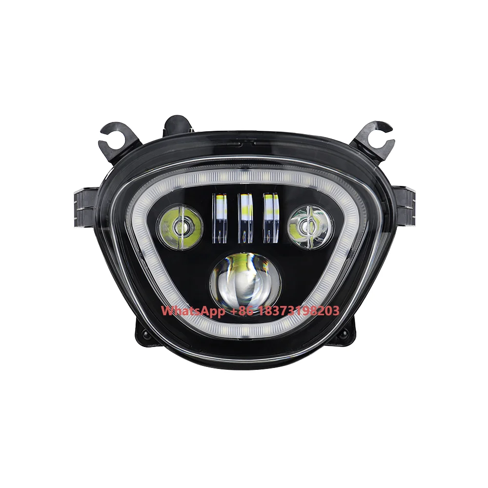 

Black LED Headlight for Suzuki Boulevard Motorcycle M109R DRL Front Head Light