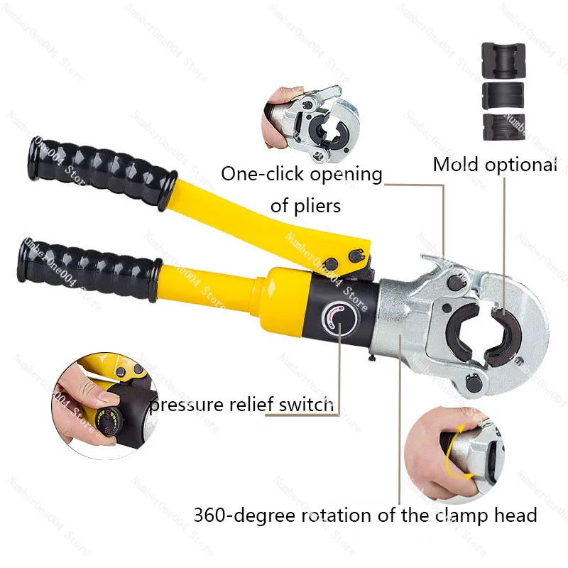 

Multifunctional Hydraulic Pressure Pipe Pliers CW-1632 Thin-wall Stainless Steel Aluminum Plastic Pipe Crimping Pliers