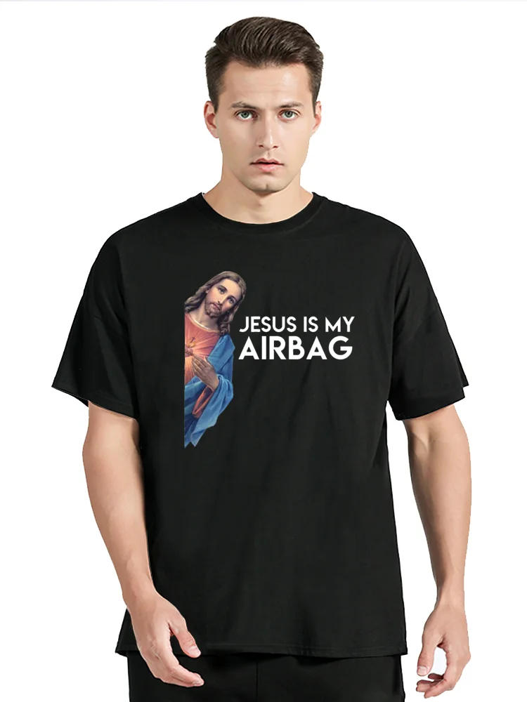 

Funny Jesus I Saw That Meme Print Graphic Tshirt Men Women T-Shirt Casual Cotton Men Clothing Oversized Graphic Tees Tops