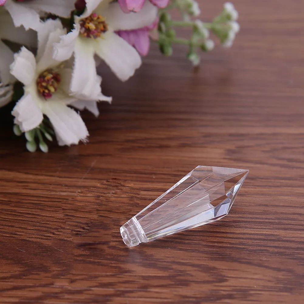 

30 шт., акриловая хрустальная подвеска из бисера, подвесная прозрачная подвеска из бисера для штор, экологически чистая, практичная для вечерние, свадебные украшения