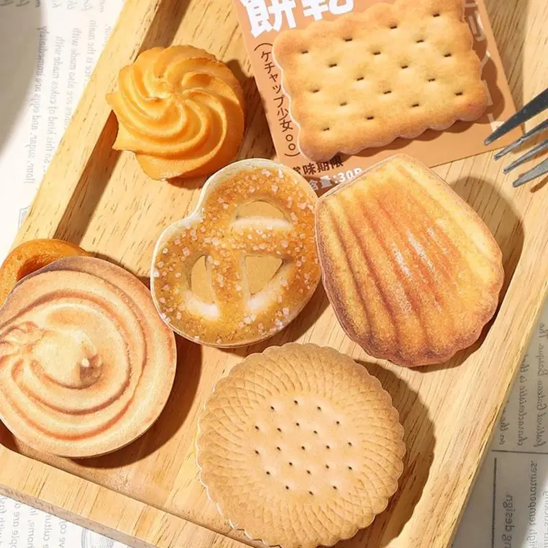 E8be biscuit cookie notes pad 30sheets note note adhéi-notes notes notes notes notes pour noter du