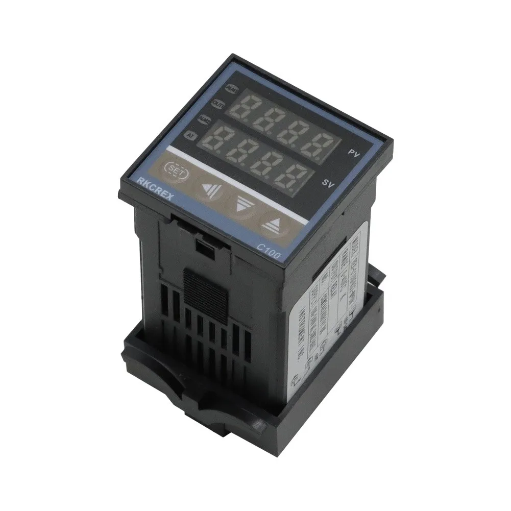 1pc AC 100-240V Digital PID Temperature Controller Thermostat REX-C100 Thermocouple For Home Use Simple Installation