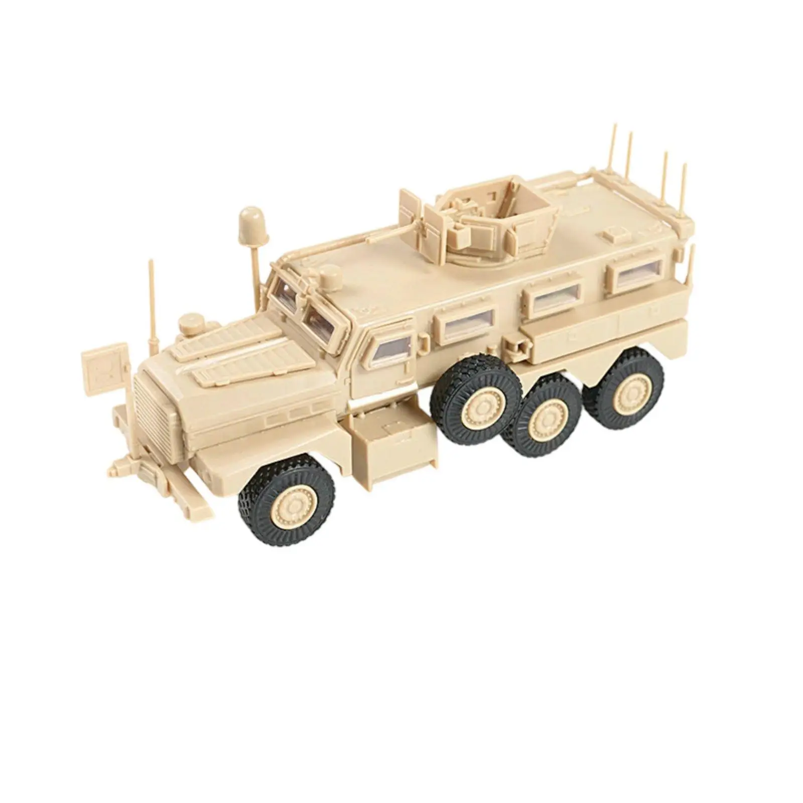 67 Pieces 1:72 Scale Cougar Armored Patrol Vehicle Model Glue Assembly 6x6 Armored Vehicle Kit for Children