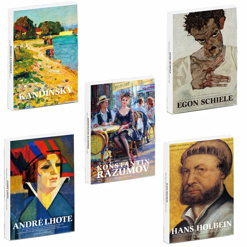 

30 шт. карточек с картинами маслом для самостоятельного декорирования стен, эстетичные открытки, креативные поздравительные открытки для студенческих общежитий