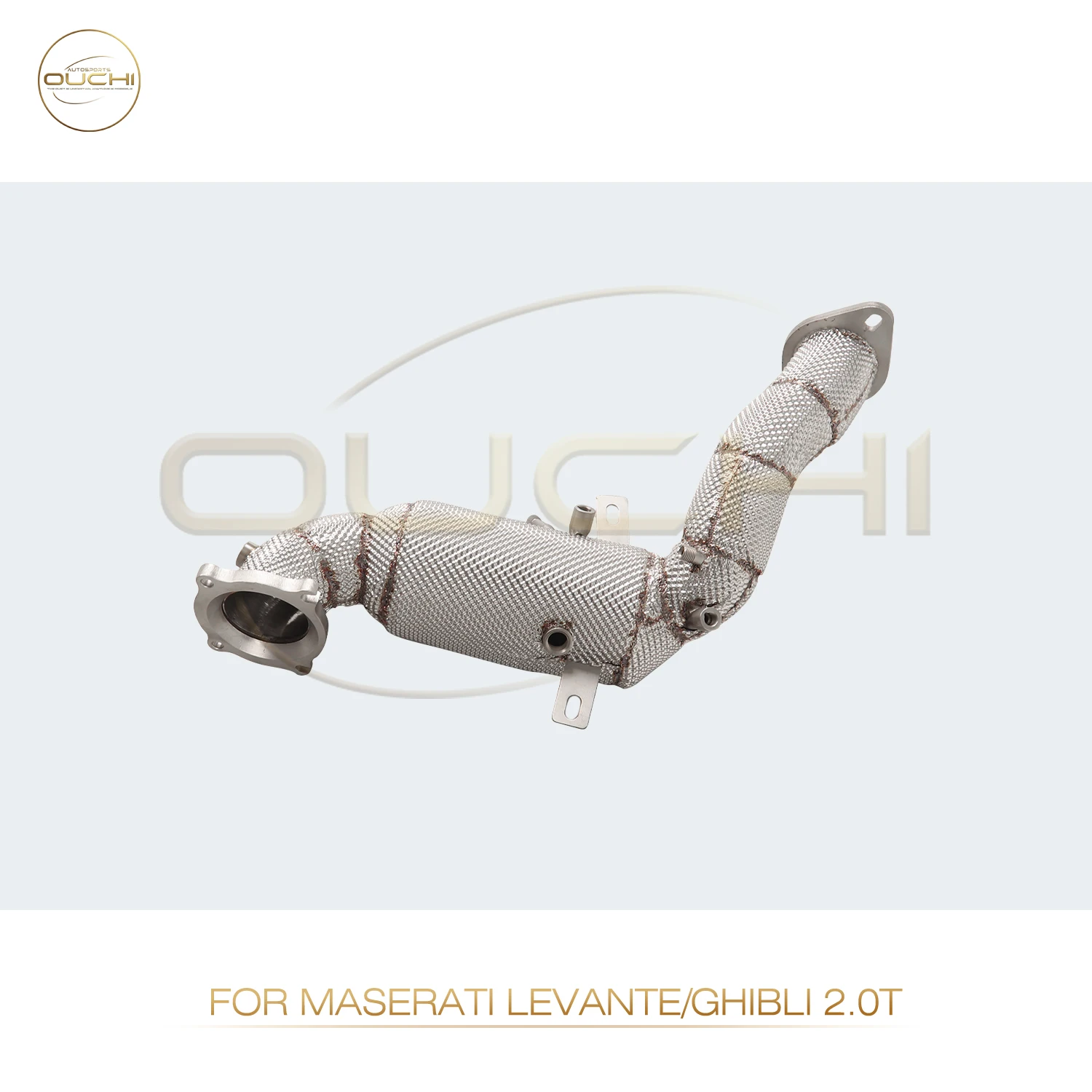 

OUCHI For Maserati Levante Ghibli 2.0T Stainless Steel Stainless Steel with catalysis Downpipe Resonant tube