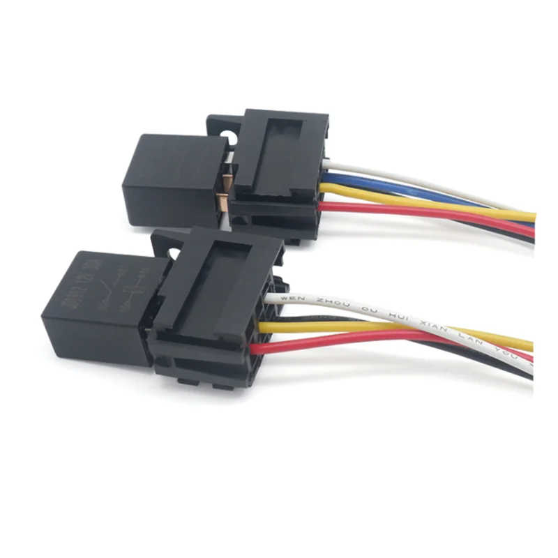 1PCS Car 12V 24V 30A Relay & Socket For Electric Fan Fuel Pump Horn Kit 4P 5P 4Wire 5Wire Sales