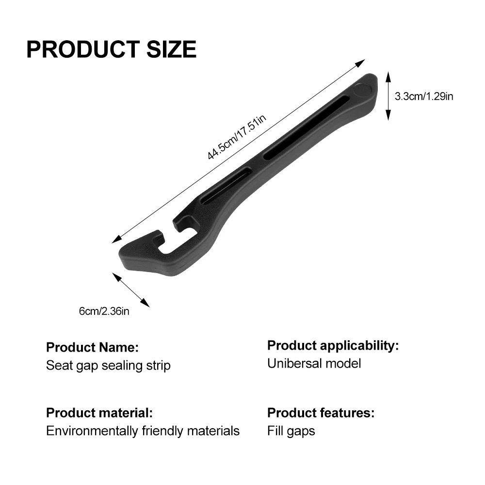 حشو الفجوة لمقعد السيارة العالمي ، شريط قابس التماس الجانبي ، تخزين شق مقعد بو ، الملحقات الداخلية #6