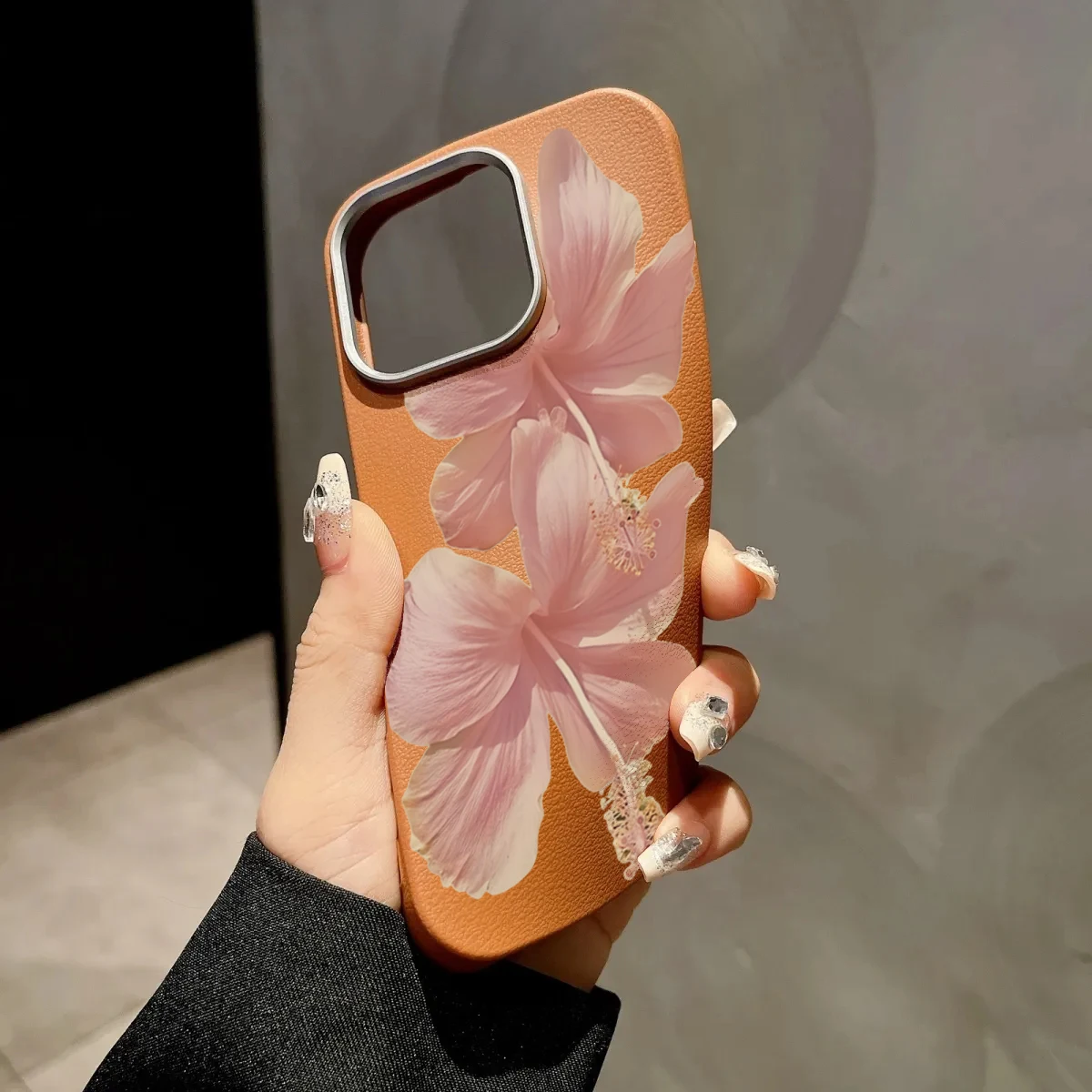 Рисунок 6 - Pink Hibiscus Flower Lichee Pattern