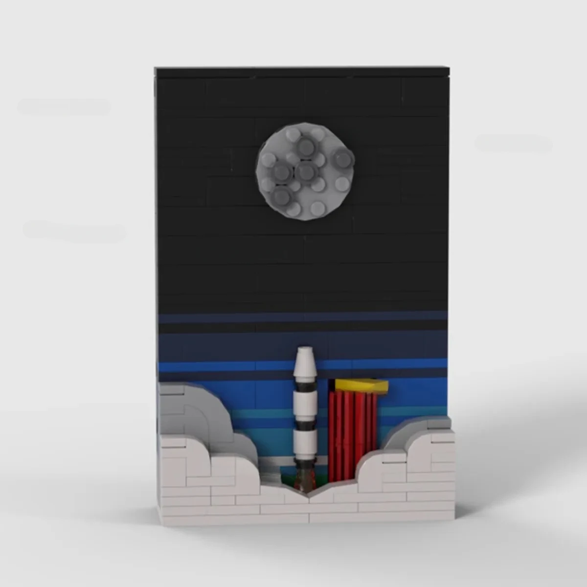 MOC Kreatives Design Filmserie Weltraum-Ära-Geschichte Baustein-Modell DIY Lehrreiches Kinderspielzeug Geburtstagsgeschenk Dekoration – Detail 6