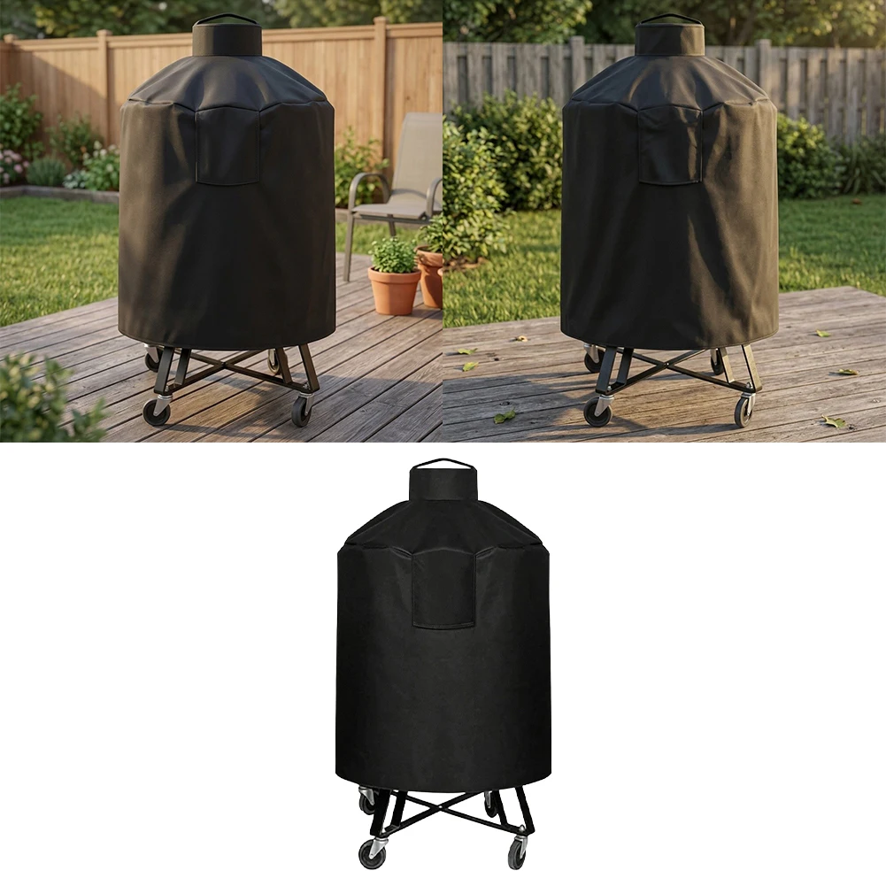 Waterproof Outdoor BBQ Cover Constructed from 210D and 420D Oxford Cloth to Shield Against Rain Snow Dust and Sunlight