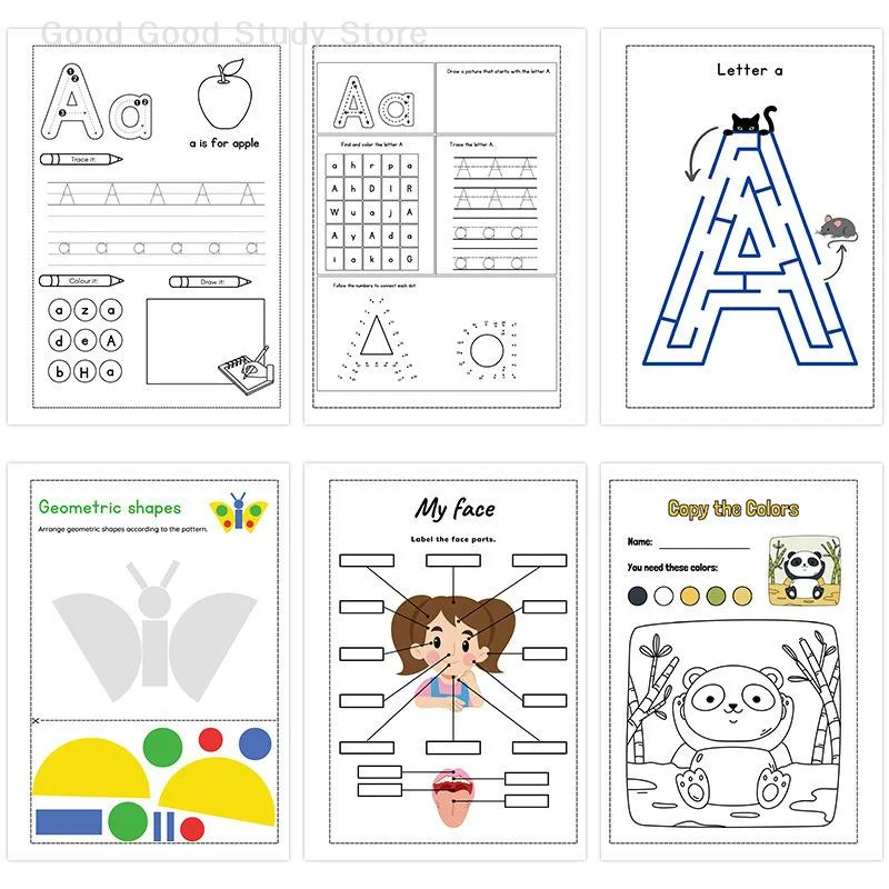 ABC Letter Tracing And Coloring Workbook For Preschoolers Educational Book To Practice Writing Alphabet Preschool Coloring Book