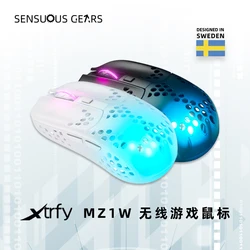 Xtrfy MZ1W Xtrfy MZ1 bezprzewodowa mysz lekka RGB z podświetleniem FPS akumulator 3370 Chip GM8.0 mikroprzełącznik