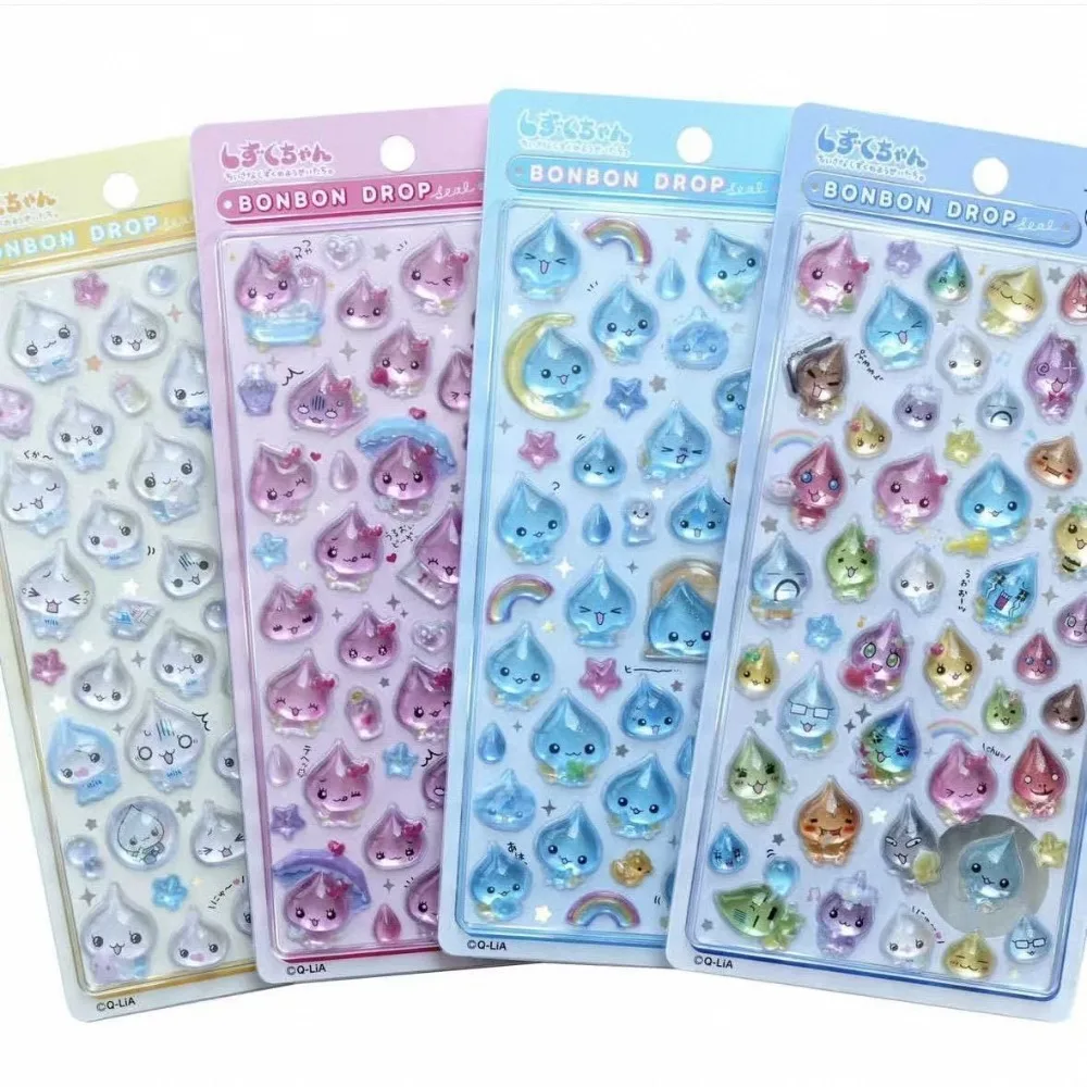 

K3d Water Drop Ysk Aesthetics Jelly Keitai Ryuri Jarajara ボンボン ドロップシールuff Sticker Diy Decal Sticker for Scrapbook Deca