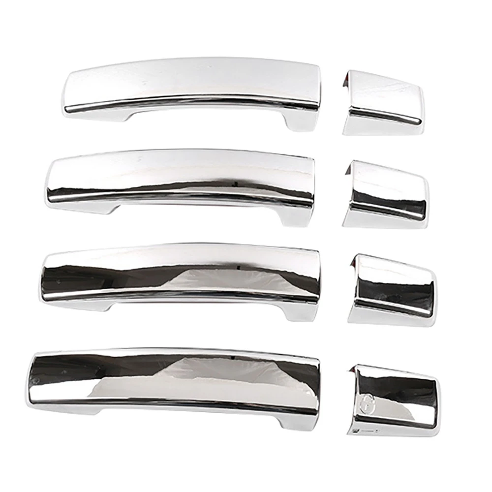 For 2007-2012 Land Rover Freelander 2/Discovery 3 Accessories Door Handle Trim 8-Piece Set of Auto Parts ABS