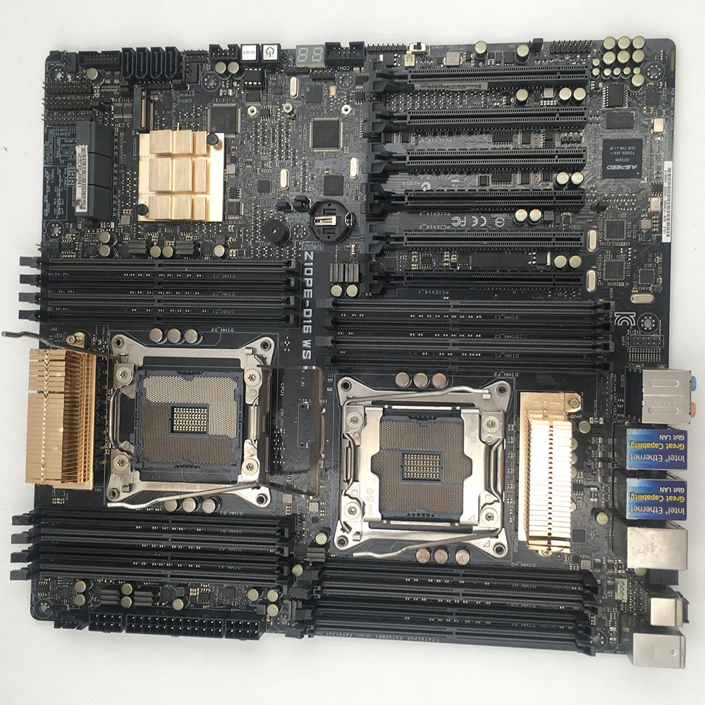 Imagem -06 - Placa-mãe de Estação de Trabalho para Asus Intel C612 X99 Lga 20113 Suporte Ddr4 E52600 v3 Z10pe-d16 ws